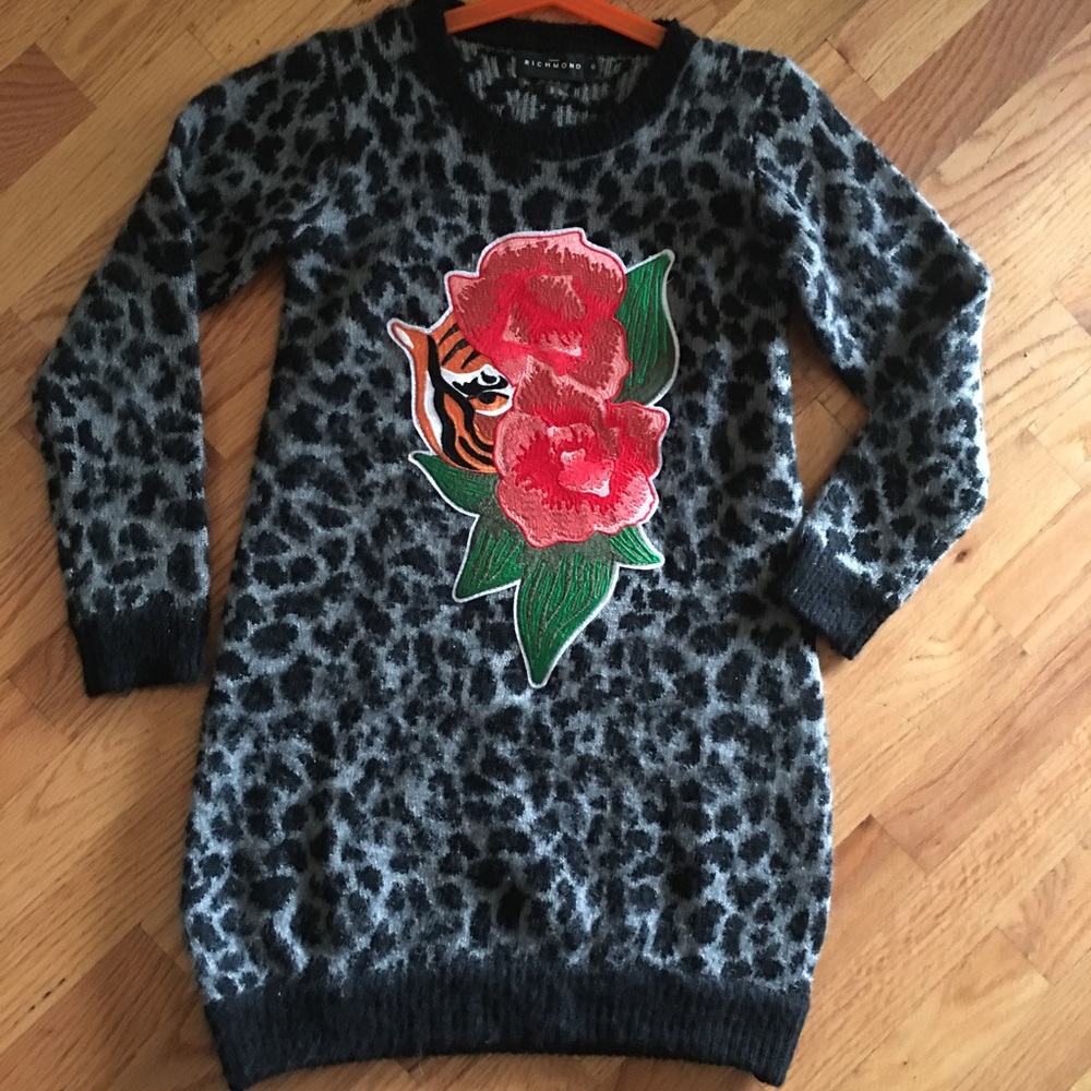 NWOT Richmond Junior girls dress size 8 leopard